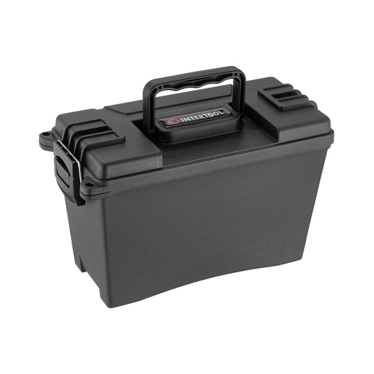 INTERTOOL Field Box - Stackable, Water-Resistant, Secure Latch, Lockable, Protective Ammo Can | BX08-0290
