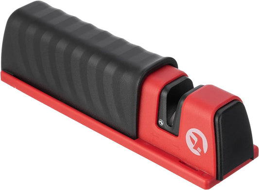 INTERTOOL Axe & Knife Sharpener - Ceramic Stone Grinding Wheel, Multipurpose Blade Tool, Fiberglass Case |  HT08-0553