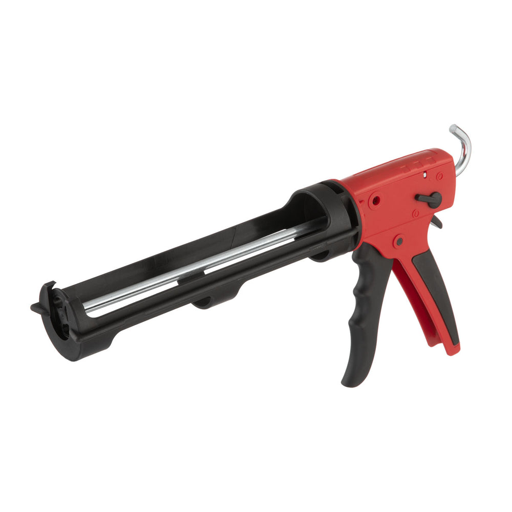INTERTOOL Dripless Caulking Gun - 12:1 Thrust Ratio, 10oz Anti-Drip Silicone Gun for Windows, Bathroom, Kitchen | HT08-0028