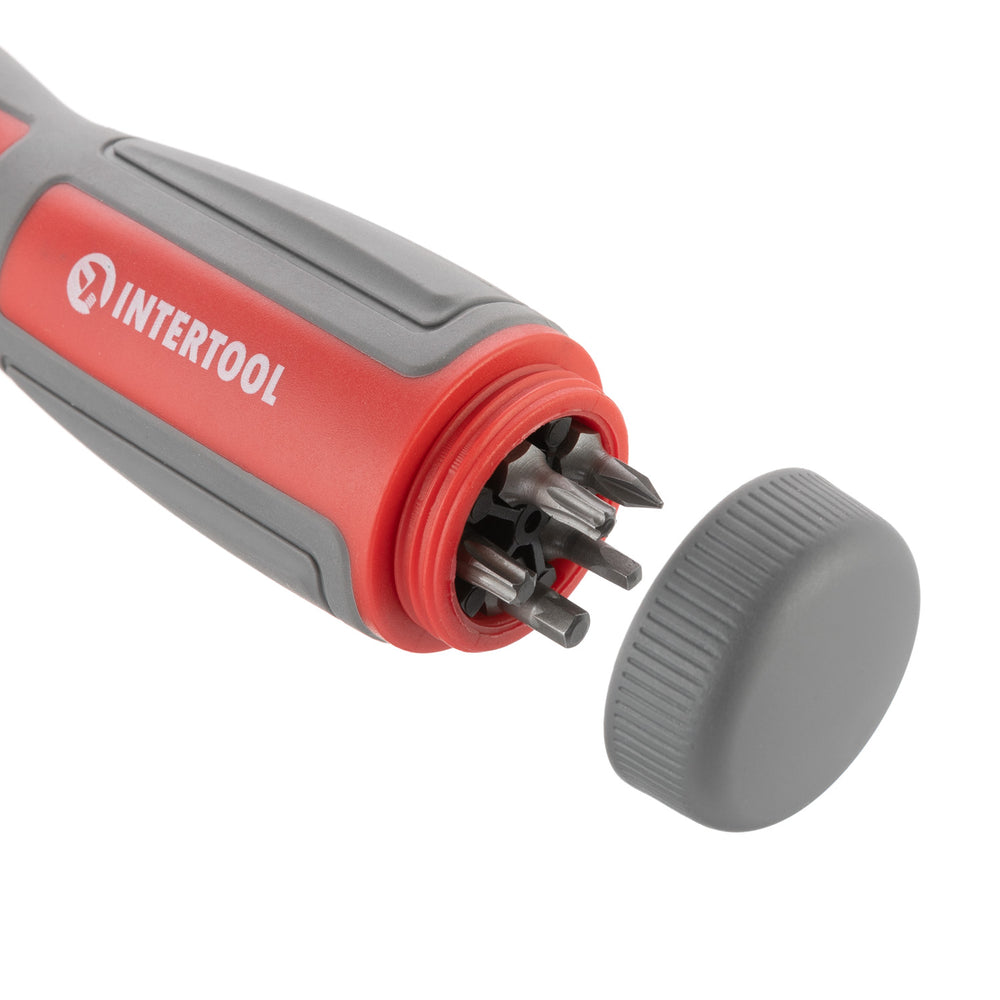 INTERTOOL 19 in 1 Ratchet Multi-Bit Screwdriver | VT08-3376