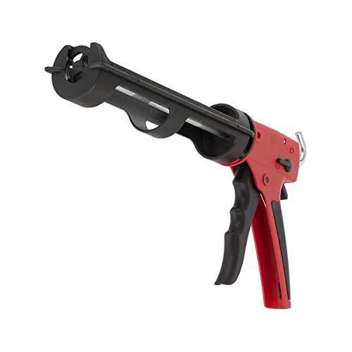 INTERTOOL Dripless Caulking Gun - 12:1 Thrust Ratio, 10oz Anti-Drip Silicone Gun for Windows, Bathroom, Kitchen | HT08-0028