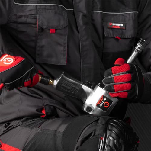 INTERTOOL 1/2" Air Impact Wrench, 3" Extended Anvil, 425 ft/lbs | PT08-1103