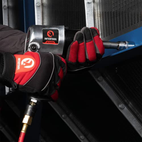 INTERTOOL 1/2" Air Impact Wrench, 3" Extended Anvil, 425 ft/lbs | PT08-1103