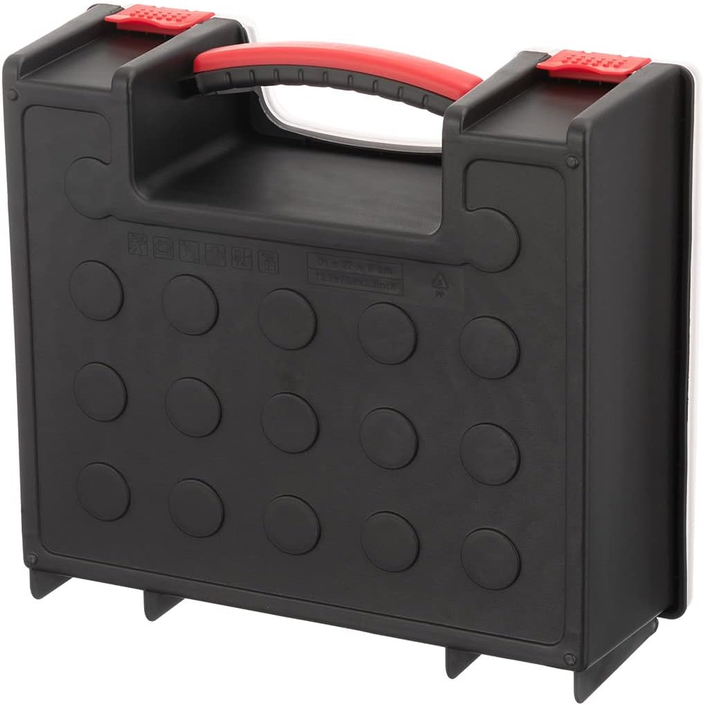 Caja de compartimentos portátil NTERTOOL, 7 compartimentos, 12,4" x 10,6" x 4,3", plástico | BX08-4032