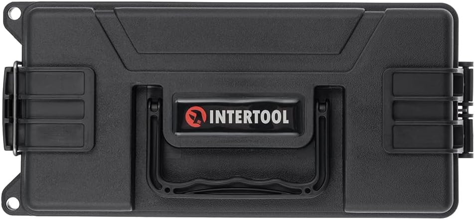 INTERTOOL Field Box - Stackable, Water-Resistant, Secure Latch, Lockable, Protective Ammo Can | BX08-0290
