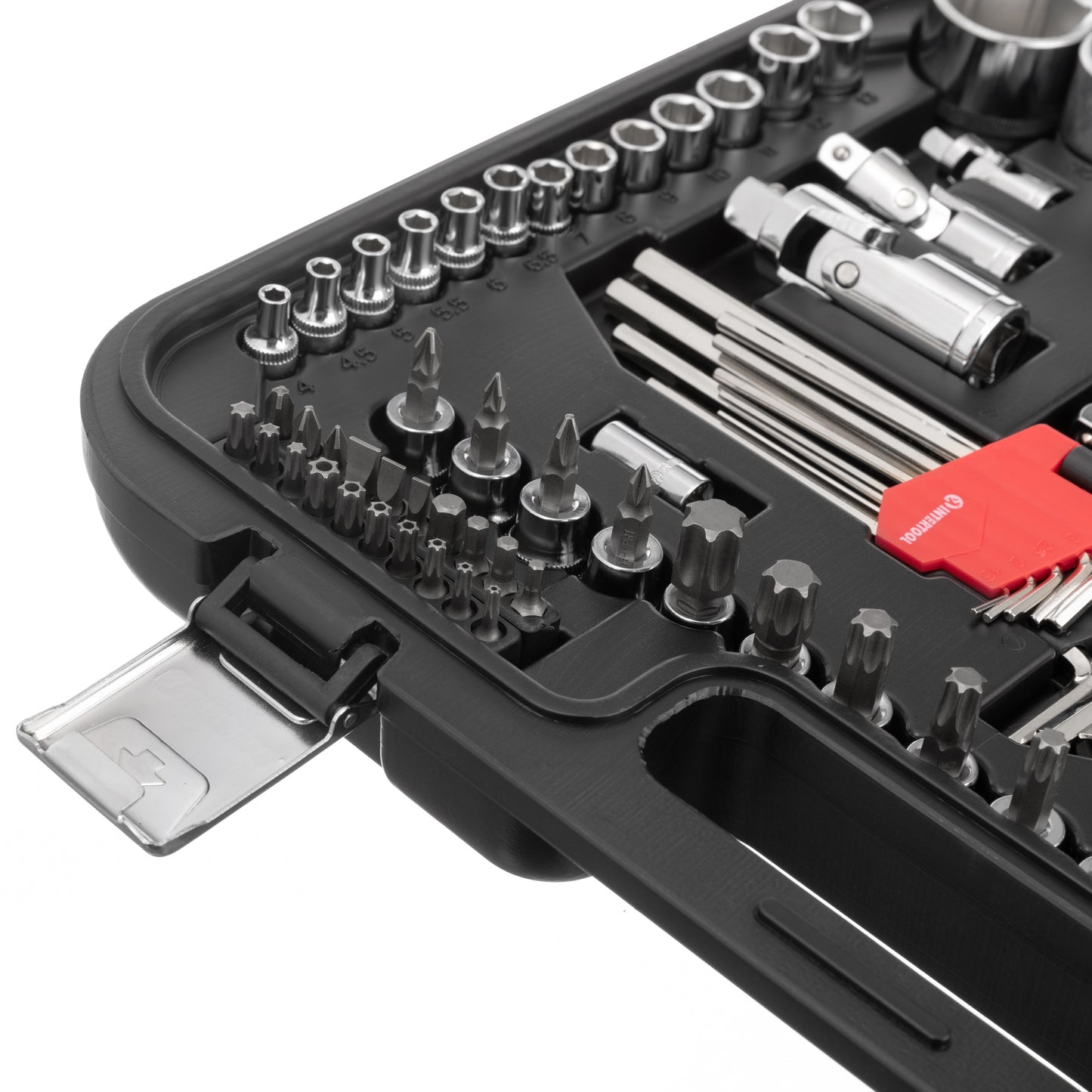 INTERTOOL 1/4", 3/8", 1/2" Drive Socket & Spanner Set, Metric, 126 pcs | ET08-8126