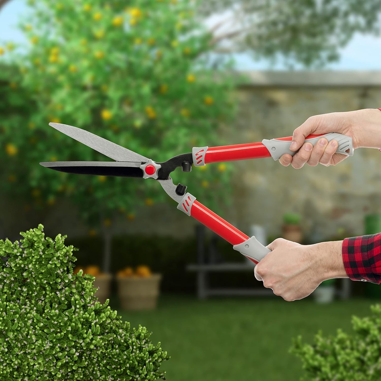 Tijeras cortasetos de 22 pulgadas INTERTOOL: cortadoras manuales para arbustos, boj y jardinería | FT08-1101