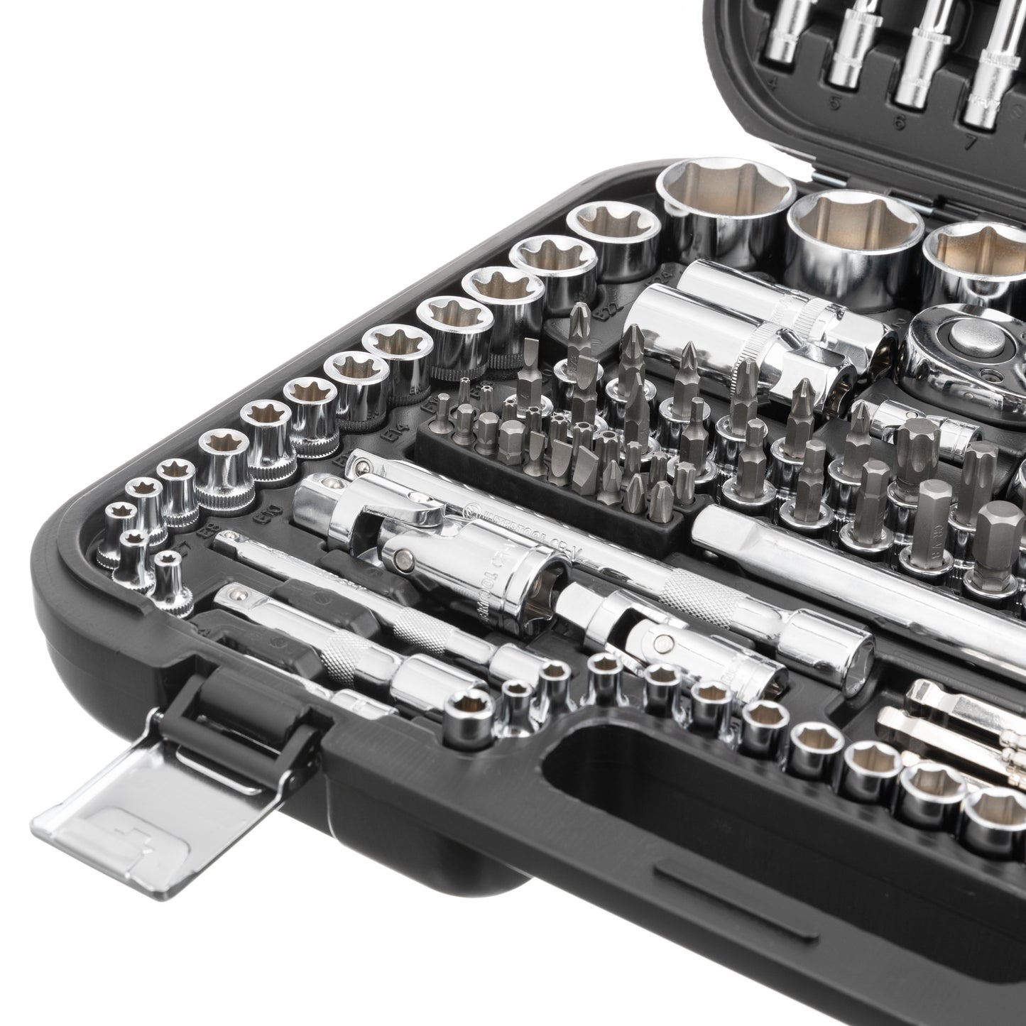 INTERTOOL 1/4", 3/8", 1/2" Drive Socket Set, Metric, 156 pcs | ET08-8156