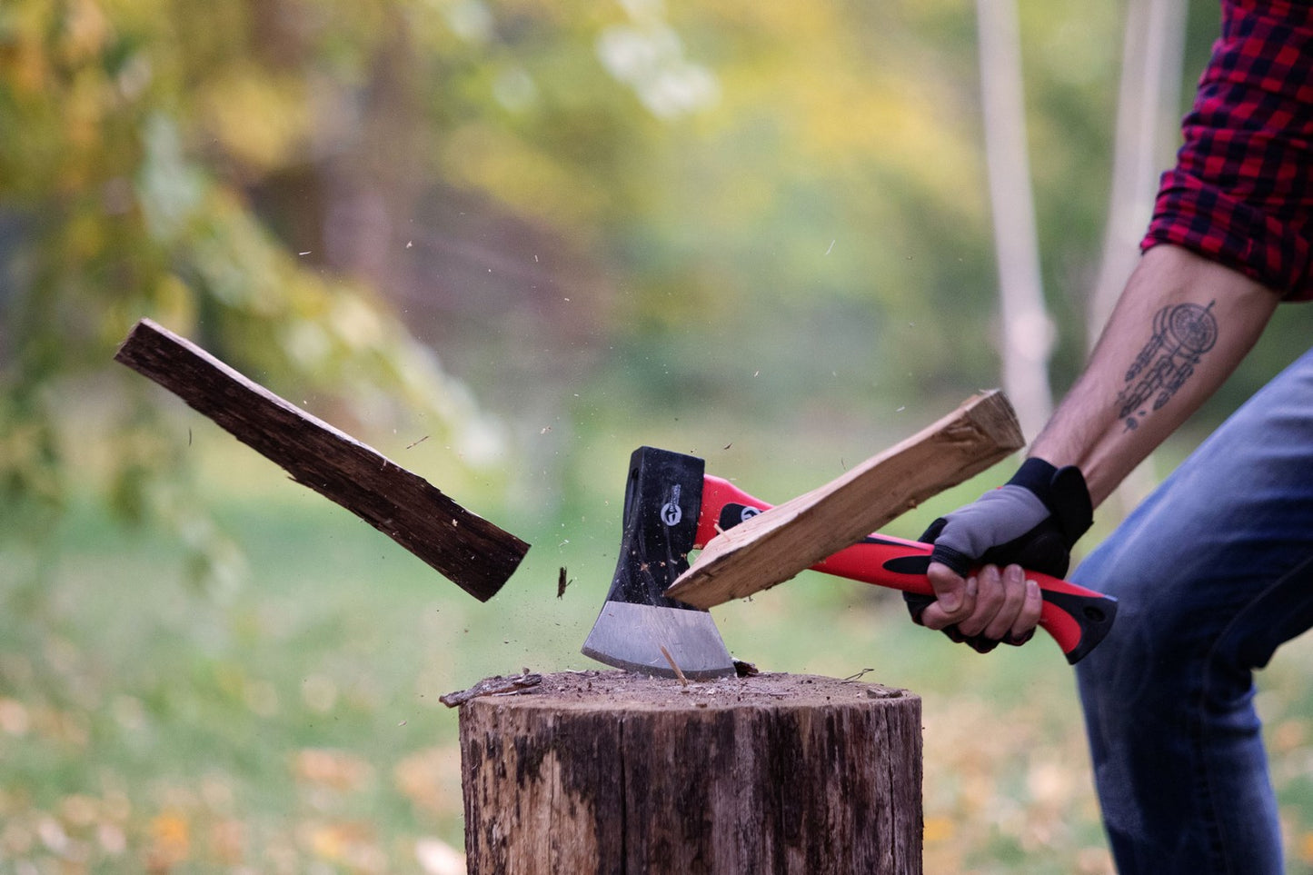 INTERTOOL 15” Hatchet, Wood Chopping Axe, 1.3 lbs | HT08-0261