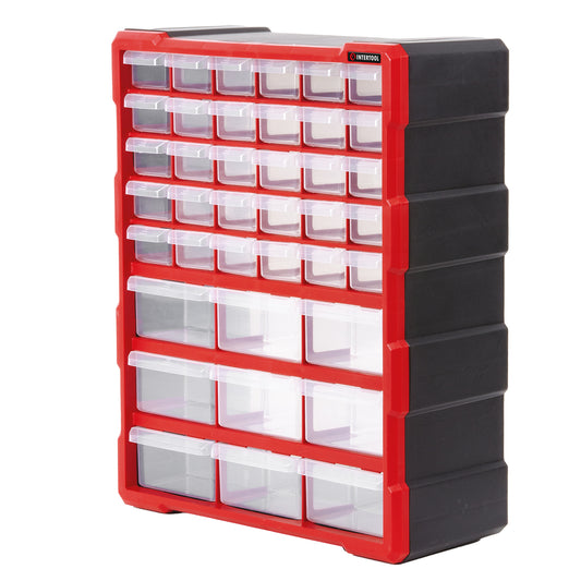 INTERTOOL Small Parts Organizer, 39 Removeable Drawers | BX08-4013