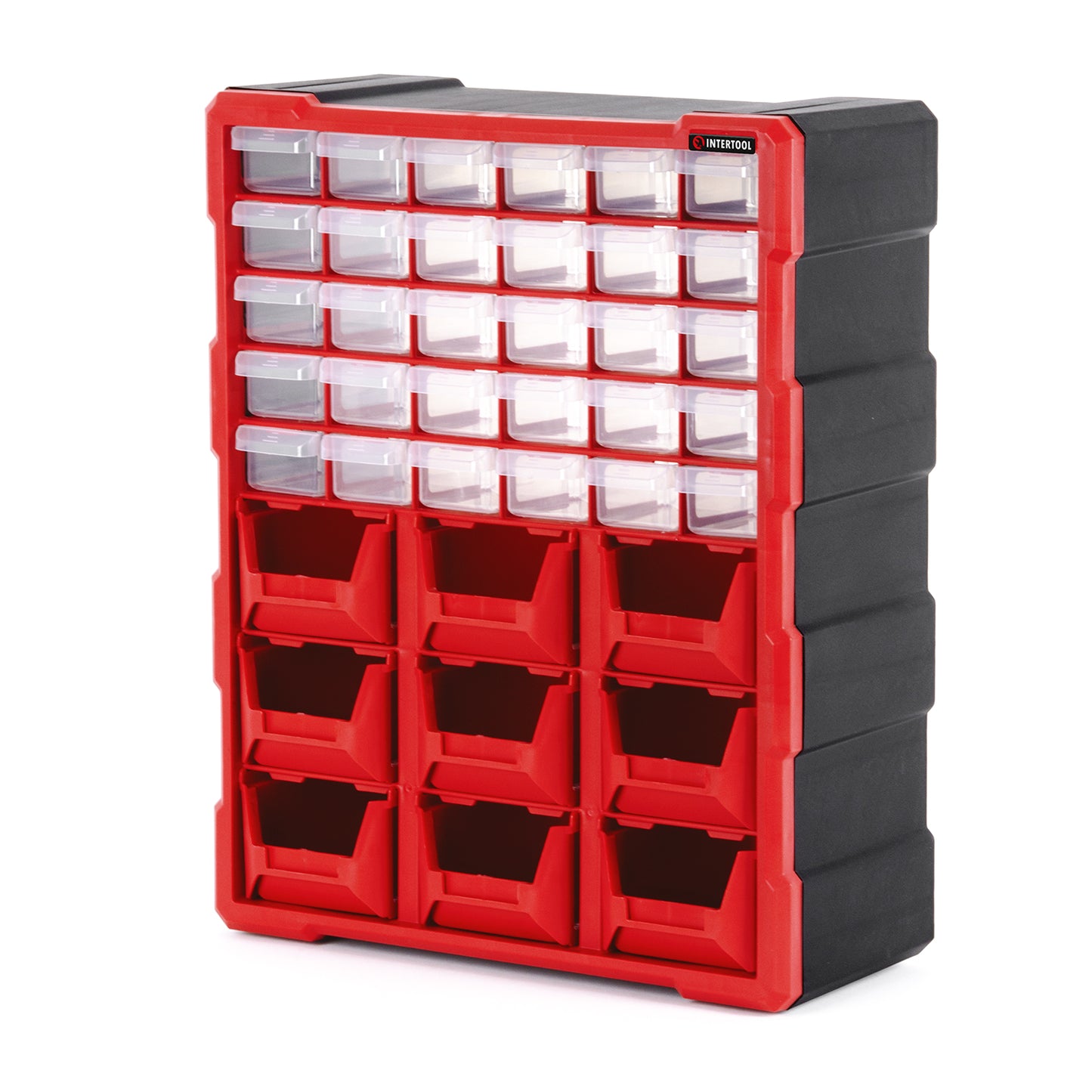 INTERTOOL Small Parts Organizer, 39 Removeable Drawers + Bins | BX08-4015