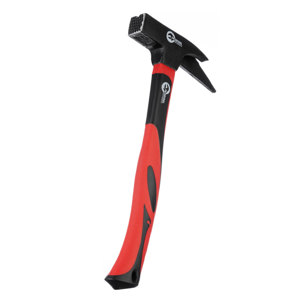INTERTOOL Carpenter’s Roofing Hammer, 21 oz., 13" Fiberglass Handle | HT08-0230