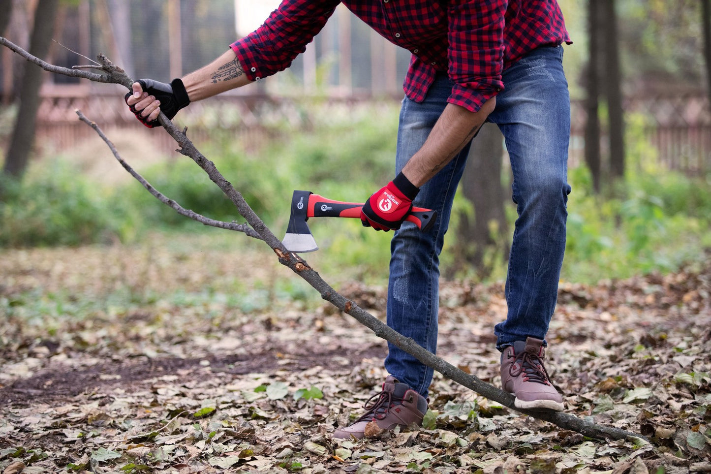 INTERTOOL 15” Hatchet, Wood Chopping Axe, 1.3 lbs | HT08-0261