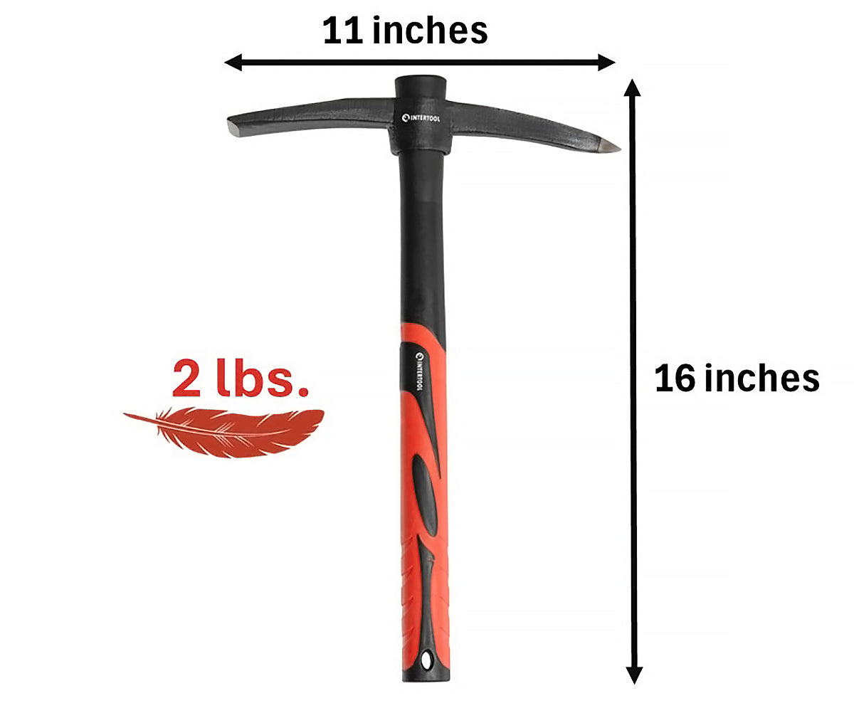 INTERTOOL Small Pick Mattock 1.5 lb | HT08-0303