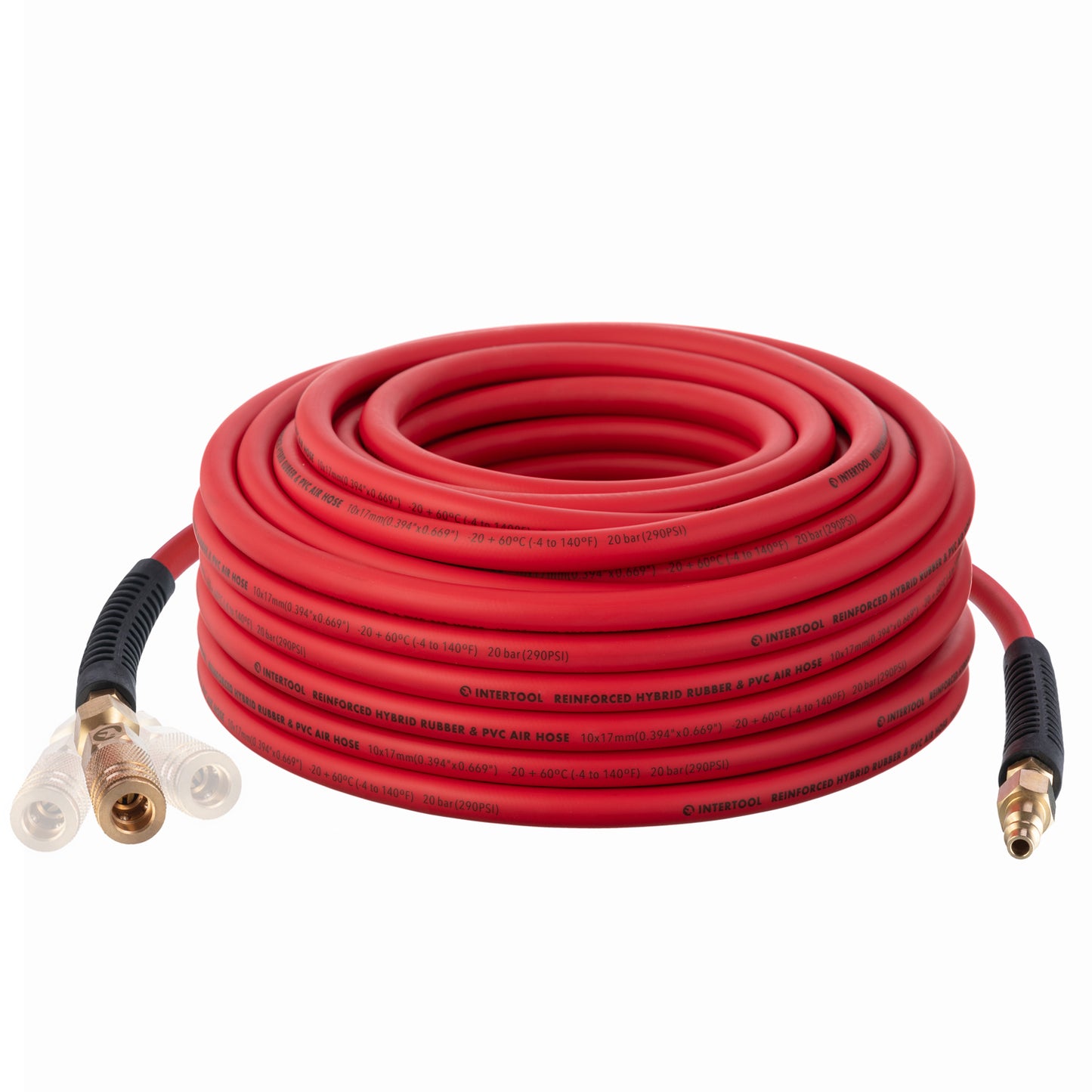 INTERTOOL 3/8” x 100 ft. Hybrid Air Hose | PT08-1783