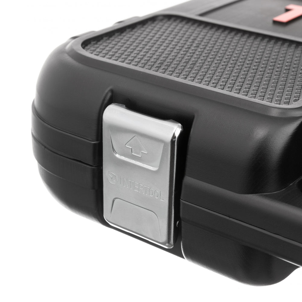 Juego completo de herramientas mecánicas INTERTOOL con accionamiento de 1/4" y 1/2", 100 piezas | ET08-8100 