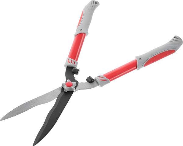 Tijeras cortasetos INTERTOOL de 22 pulgadas: cortadoras manuales para arbustos, boj y jardinería, hoja ondulada | FT08-1102