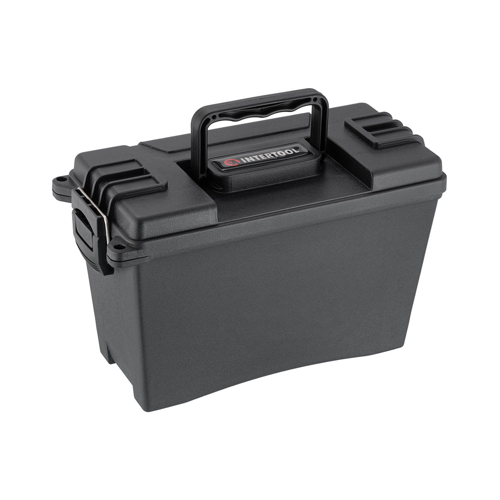 INTERTOOL Field Box - Stackable, Water-Resistant, Secure Latch, Lockable, Protective Ammo Can | BX08-0290