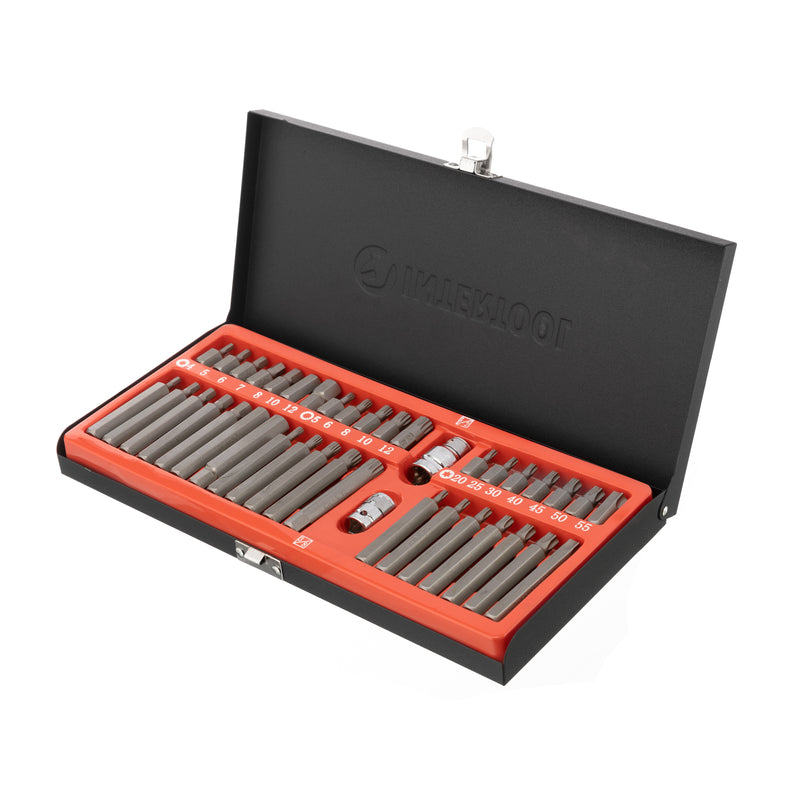 INTERTOOL 40-Piece Bit Socket Set, 3/8" & 1/2" Drive | ET08-8040