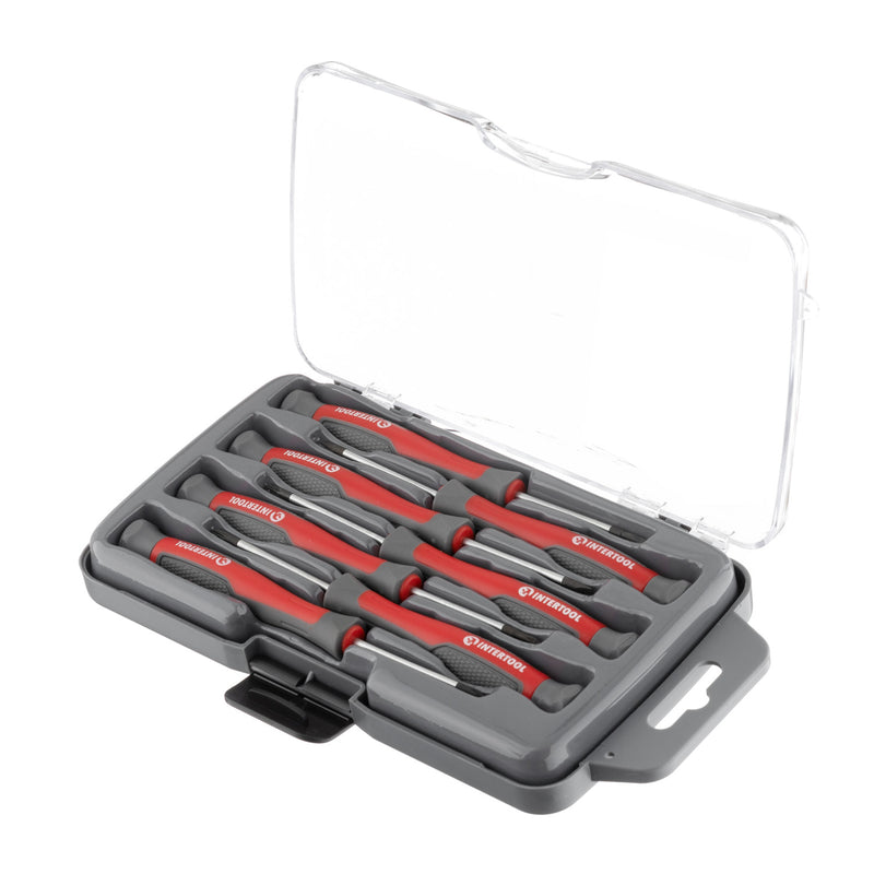 INTERTOOL Precision Screwdriver Set 7pcs, Phillips & Slotted | VT08-3347