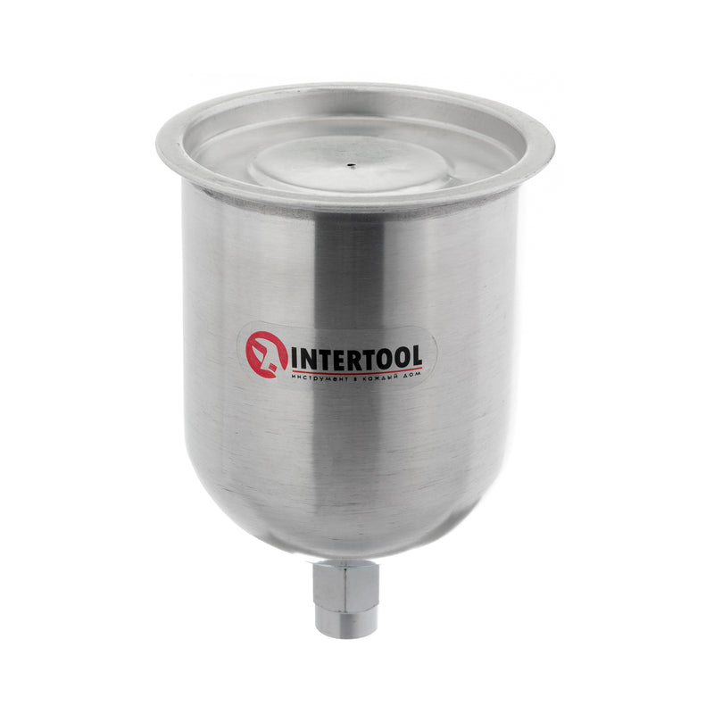 Vaso para pistola de pintura, 600 cc, metal