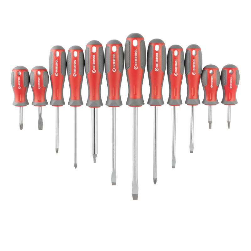 Juego de destornilladores de precisión de 70 piezas INTERTOOL con destornillador magnético | VT08-3370 