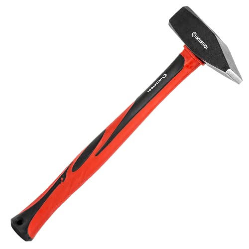 INTERTOOL 2 lb Cross Peen Hammer | Heavy-Duty Engineer Hammer | HT08-0210