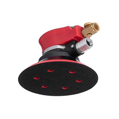 INTERTOOL Pneumatic Random Orbital Sander, 6-inch, Dual Action, Vacuum Ready | PT08-1007