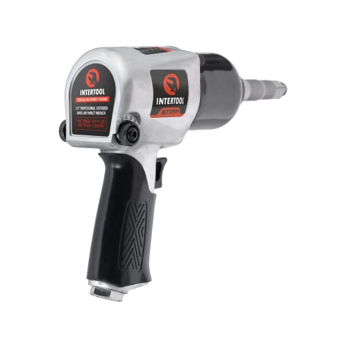 Llave de impacto neumática INTERTOOL de 1/2", yunque extendido de 3", 425 ft/lbs | PT08-1103