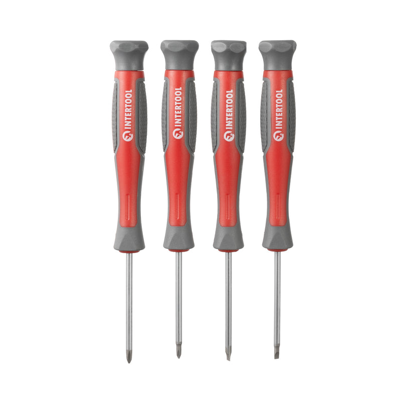 Juego de destornilladores magnéticos de punta Phillips y de punta plana de 29 piezas INTERTOOL | VT08-3329 