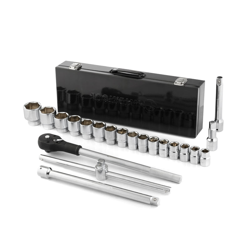 INTERTOOL 3/4" Drive Socket Set, Metric, 21 pcs | ET08-8321