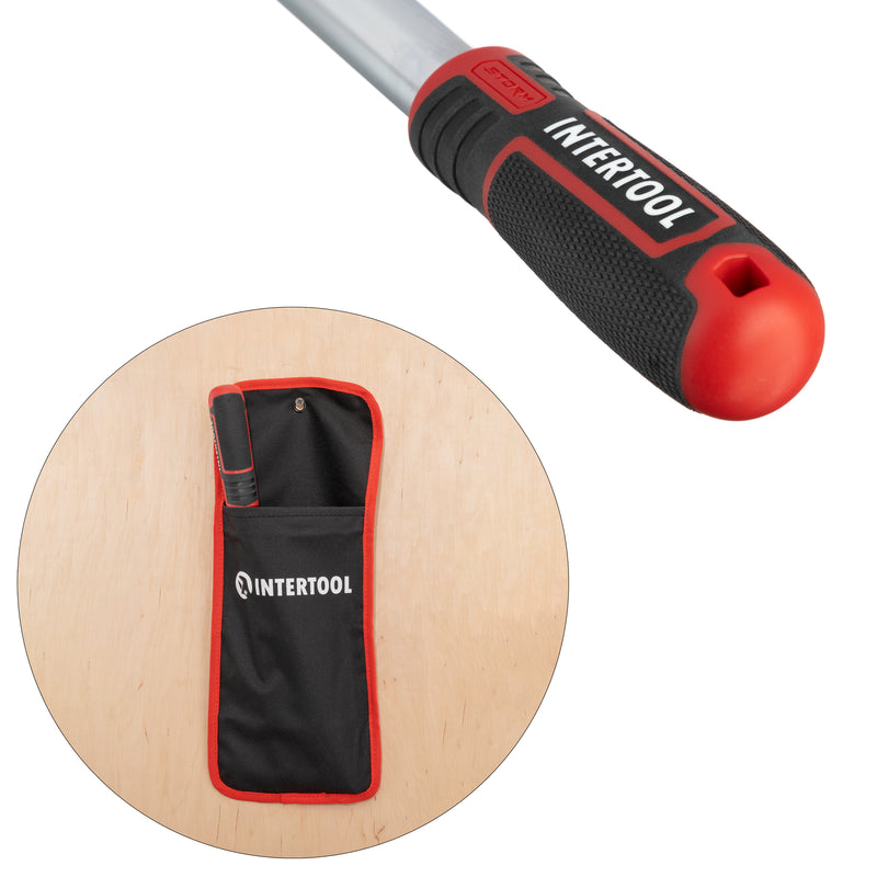 Телескопический торцевой ключ INTERTOOL 1/2", головки 17/19 мм и 21/23 мм | HT08-1601 