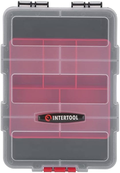 INTERTOOL Small Parts Organizer Box with Removeable Tray | BX08-4041