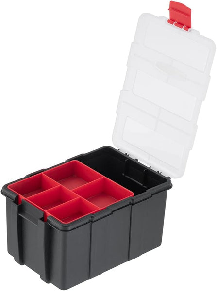 INTERTOOL Small Parts Organizer Box with Removeable Tray | BX08-4041