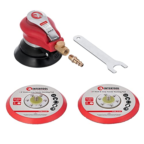 Lijadora orbital aleatoria neumática INTERTOOL, 5 pulgadas, doble acción | PT08-1006