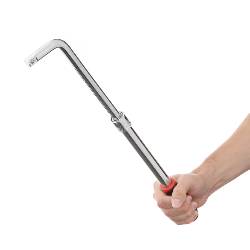 Телескопический ключ INTERTOOL с гаечным ключом, привод 1/2 дюйма, выдвижной, с мягкой рукояткой | HT08-1599