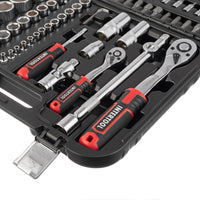 Juego de 94 vasos métricos INTERTOOL | Con entrada de 1/4” y 1/2” | ET08-8094