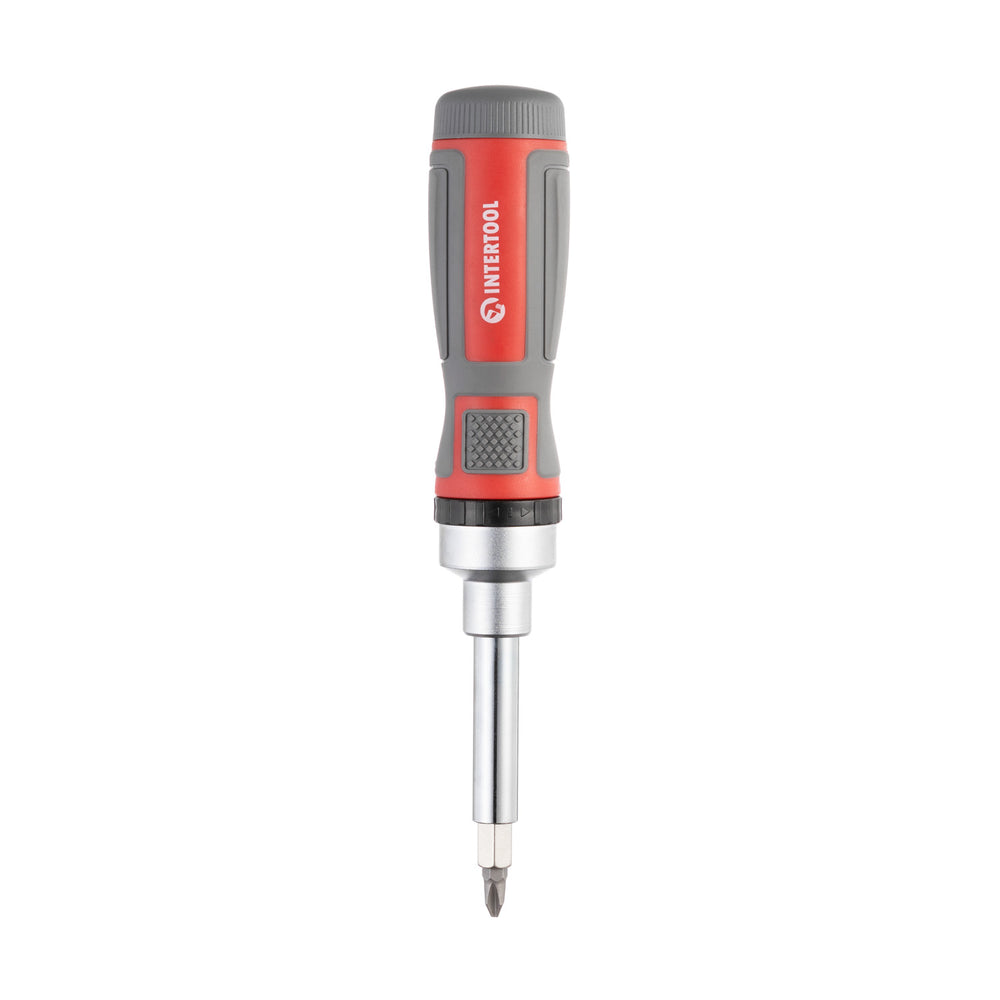 INTERTOOL 19 in 1 Ratchet Multi-Bit Screwdriver | VT08-3376