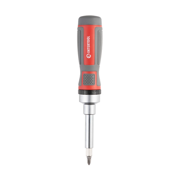 INTERTOOL 19 in 1 Ratchet Multi-Bit Screwdriver | VT08-3376