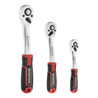 INTERTOOL 1/4", 3/8", 1/2" Drive, Mechanics Tool Set, Sae, Metric, 233 pcs | ET08-8233