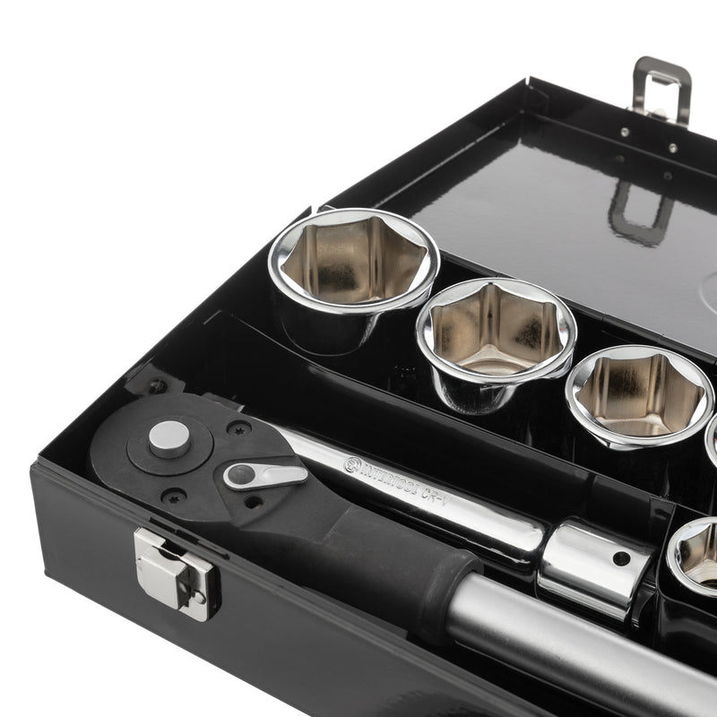 INTERTOOL 3/4" Drive Socket Set, Metric, 21 pcs | ET08-8321