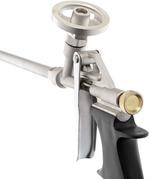 INTERTOOL Long Nose Spray Foam Gun, 20 in., Sealant Insulation, Stainless Steel | PT08-0650