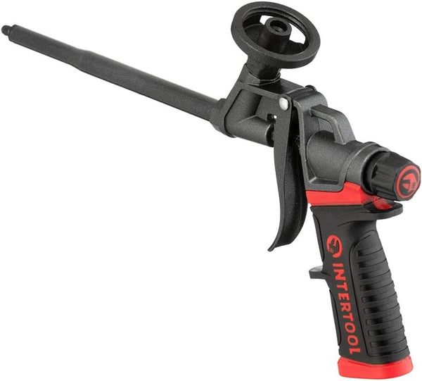 Pistola de espuma en aerosol INTERTOOL, aislante de sellador, revestimiento completo de teflón y mango profesional | PT08-0610