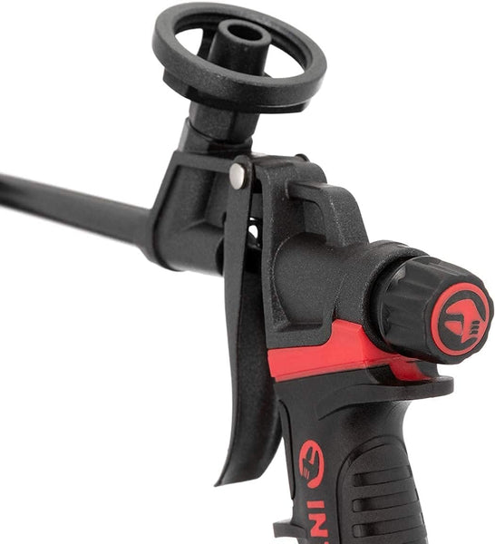 Pistola de espuma en aerosol INTERTOOL, aislante de sellador, revestimiento completo de teflón y mango profesional | PT08-0610