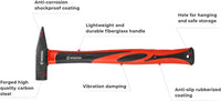 INTERTOOL Молоток с Поперечным Бойком 10.5 унций, Рукоятка 11" из Стекловолокна | HT08-0203