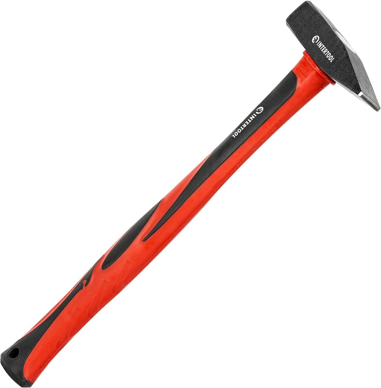 INTERTOOL Молоток с Поперечным Бойком 10.5 унций, Рукоятка 11" из Стекловолокна | HT08-0203