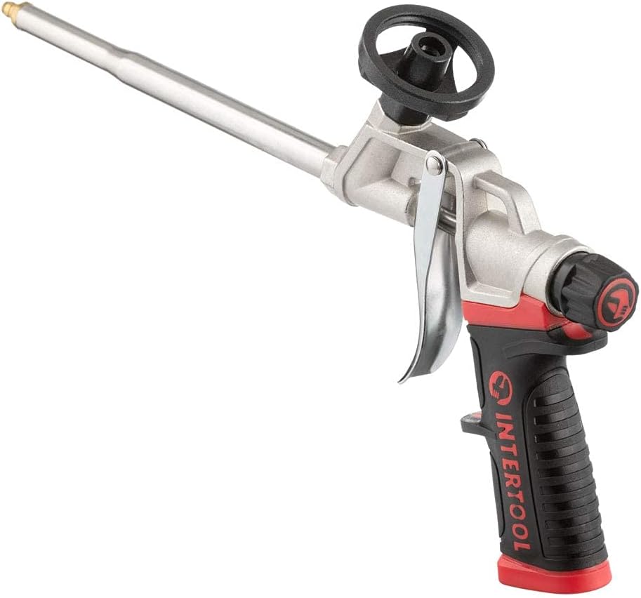 Pistola de espuma en aerosol INTERTOOL, aislamiento de sellador, canasta de teflón y mango profesional | PT08-0609