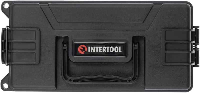 Caja de campo INTERTOOL: apilable, resistente al agua, con cierre seguro, con cerradura y contenedor de munición protector | BX08-0290 
