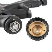 INTERTOOL Touch Up HVLP Paint Spray Gun - 1.0 mm Air Cap, Automotive Precision Detail Repair, 250 cc Plastic Cup, High-Performance Black M-Diamond Serie  | PT08-0171