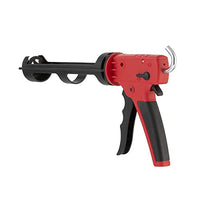 Pistola de calafateo antigoteo INTERTOOL - Relación de empuje 12:1, pistola de silicona antigoteo de 10 oz para ventanas, baños y cocinas | HT08-0028